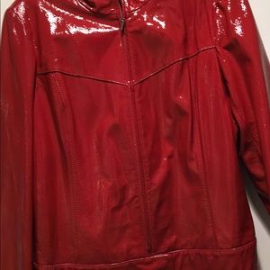 Red Patent Leather Jacket